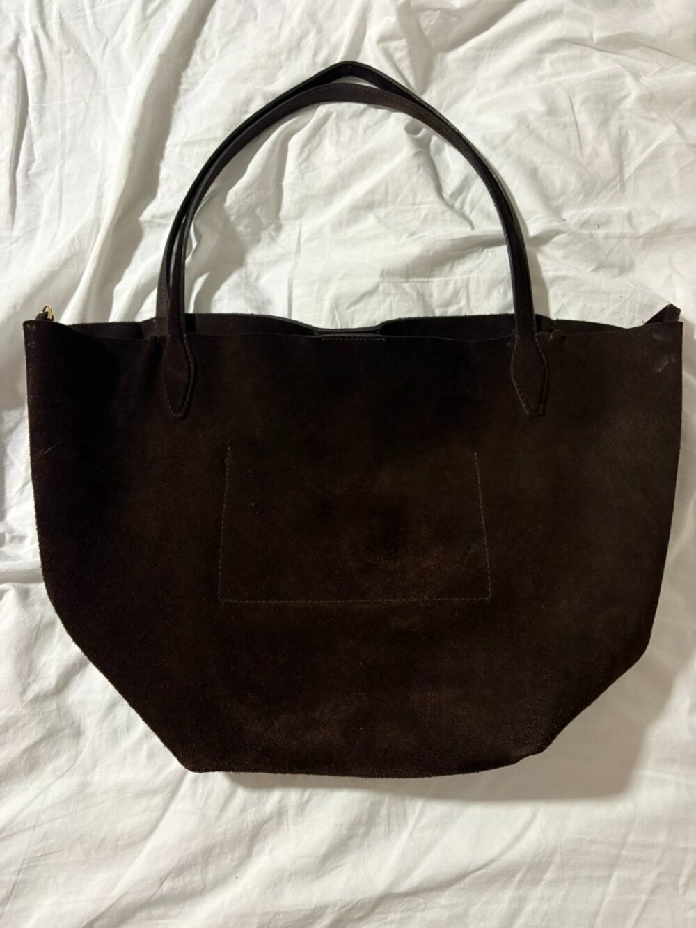 Madewell Shopper Tote in Soft Grain Suede - Picture 2 of 5